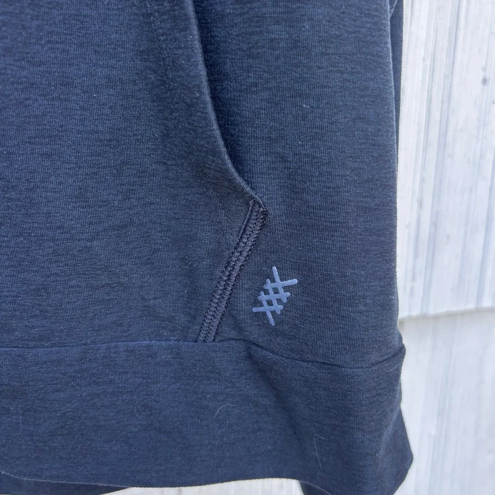 Rhone Out Of Office Full Zip Hoodie Mens LGreen Grey Performance Activewear - Picture 4 of 9